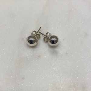 Tiffany & Co. Sterling Silver HardWear Ball Earrings